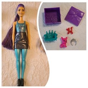 Barbie Color Reveal Doll and Pet Set Bundle